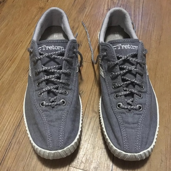tretorn grey sneakers
